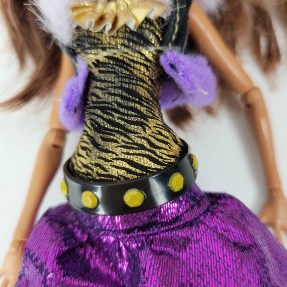 Monster High Doll Clawdeen Ghouls Alive! 10.5" Tall Wolf Mattel SOUND Works - Picture 12 of 12